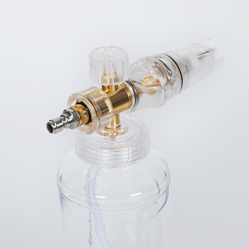 高圧大きな口の白い泡ナー