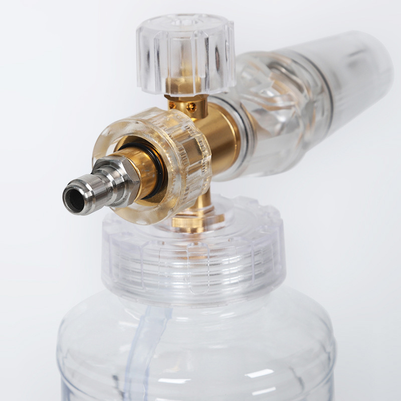 高圧大きな口の白い泡ナー