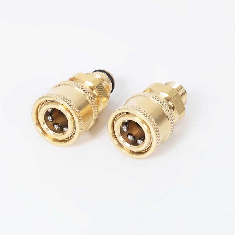 洗車水ノズルヘッド変換1/4ユニオンクイックプラグ