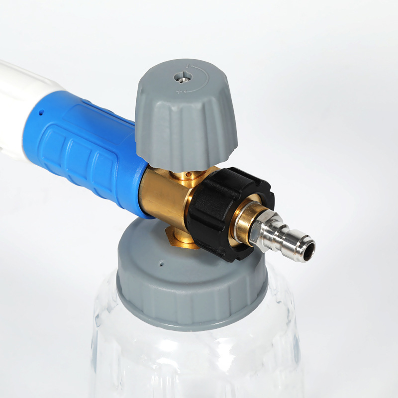 商業高圧透明な洗車PAポット大きな口の泡