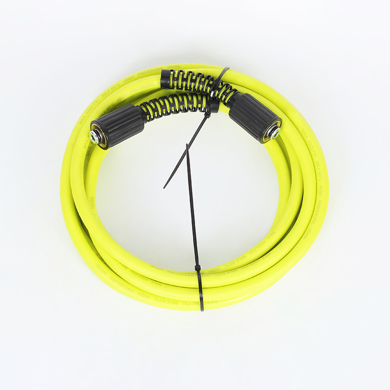 家庭用高圧洗浄機摩耗耐性編組水コンセントホース