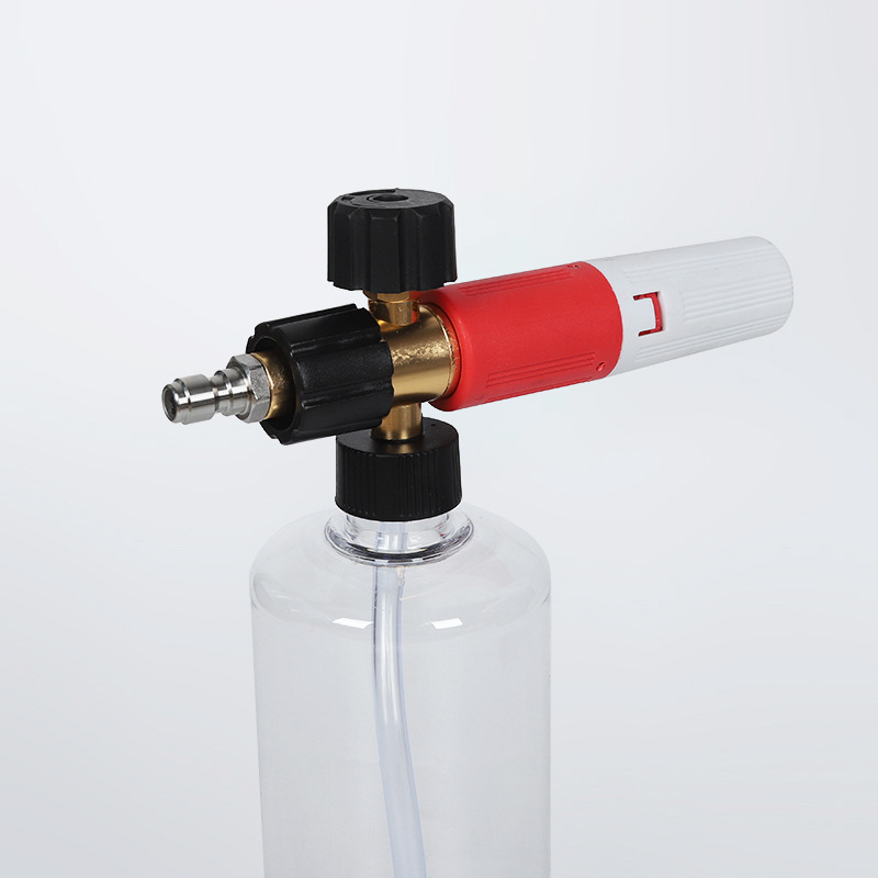 高圧クイックプラグ透明なセクター型PA洗浄泡ポット