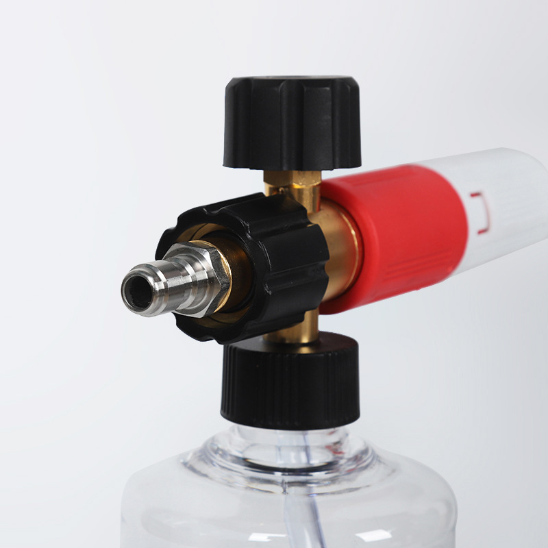 高圧クイックプラグ透明なセクター型PA洗浄泡ポット