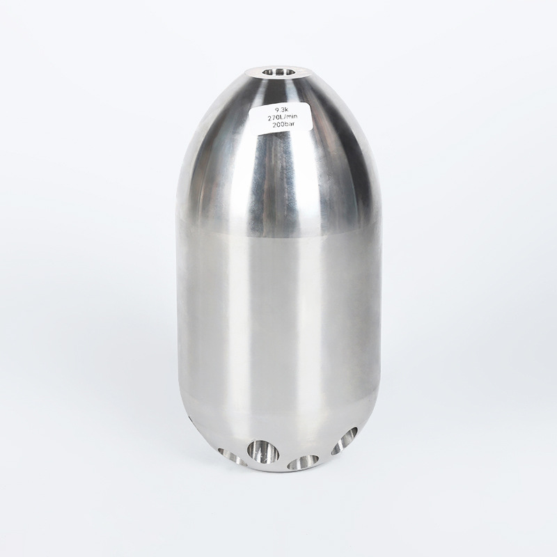 下水吸引トラックの高圧ノズル